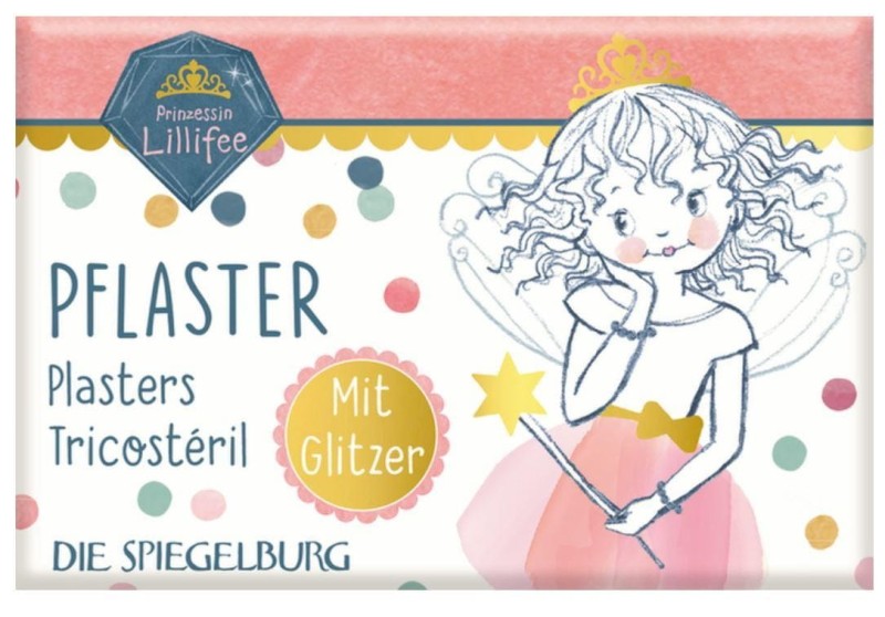 Plastry Opatrunkowe z Brokatem 10 szt. - Spiegelburg