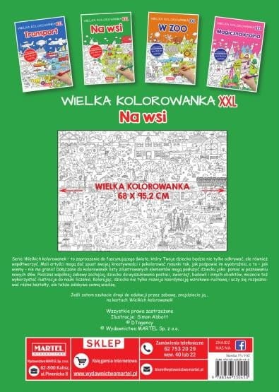 Wielka kolorowanka XXL Na wsi