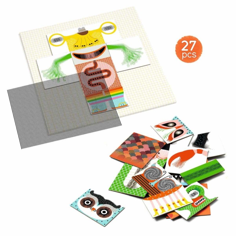 Puzzle Magnetyczne Kinoptik RigoloMonster 27 el. - Djeco