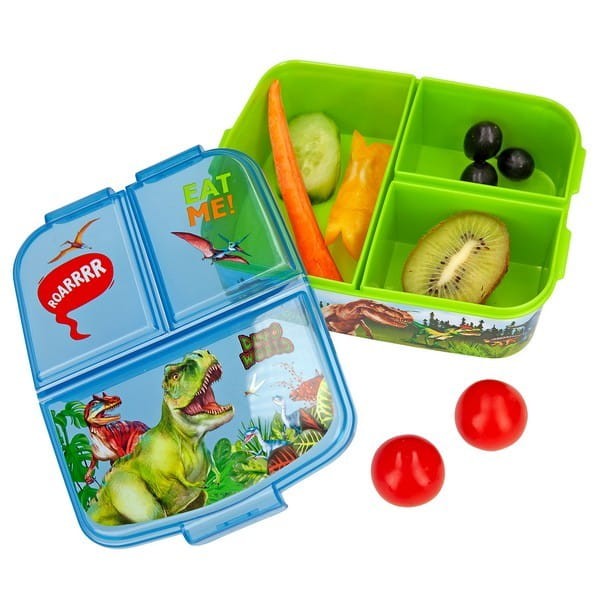 Śniadaniówka z Przegródkami Dinozaury Dino World - Depesche