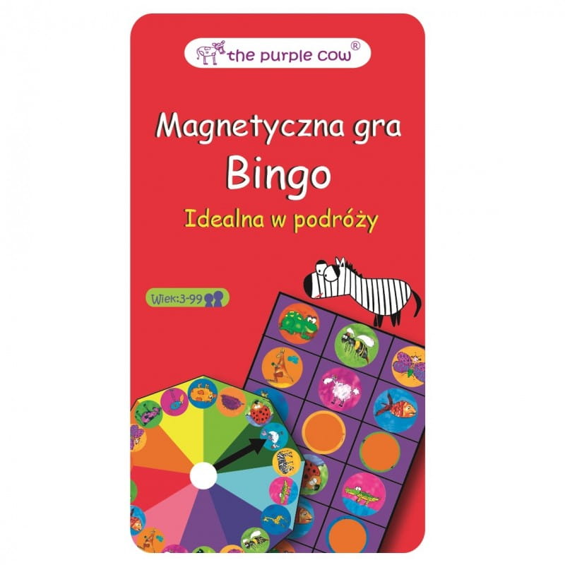 Gra magnetyczna Bingo - The Purple Cow