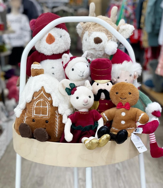 Maskotka Myszka z Prezentem Merry Mouse - Jellycat
