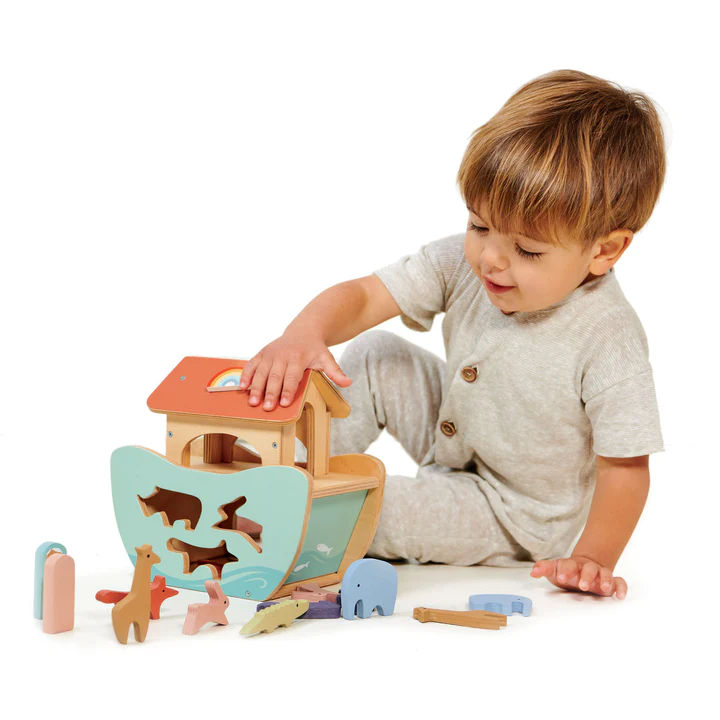 Arka Noego Statek Figurki Zwierząt - Tender Leaf Toys