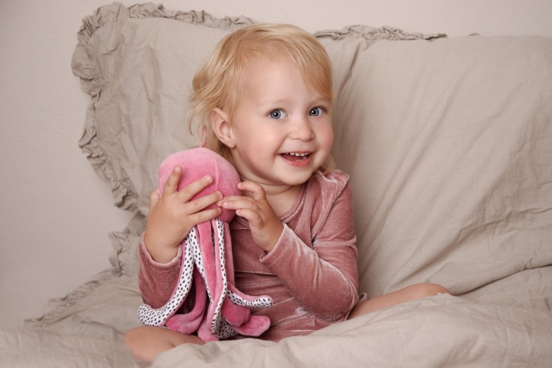 Miękka Ośmiornica Zabawka Sensoryczna Różowa - Mom's Care