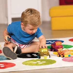 Autka miękkie zestaw 4 sztuk Wheeee-Is! - B.toys