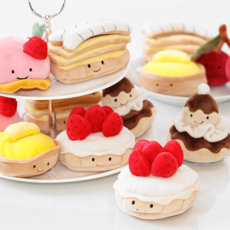Pluszowe Ciasto Czekoladowe z Wisienką - Jellycat