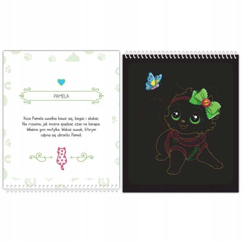 Zdrapywanka z Rysikiem Niezwykłe kotki - Aksjomat