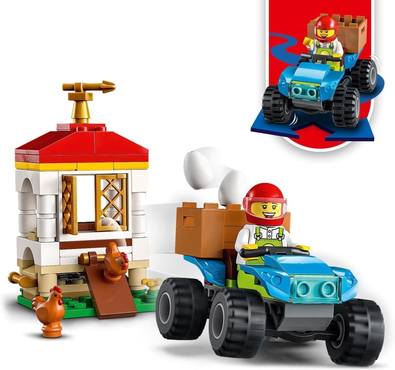 Klocki LEGO City Kurnik z kurczakami 60344