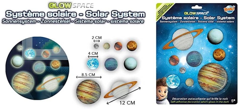 Planety świecące w ciemności Solar System - Buki