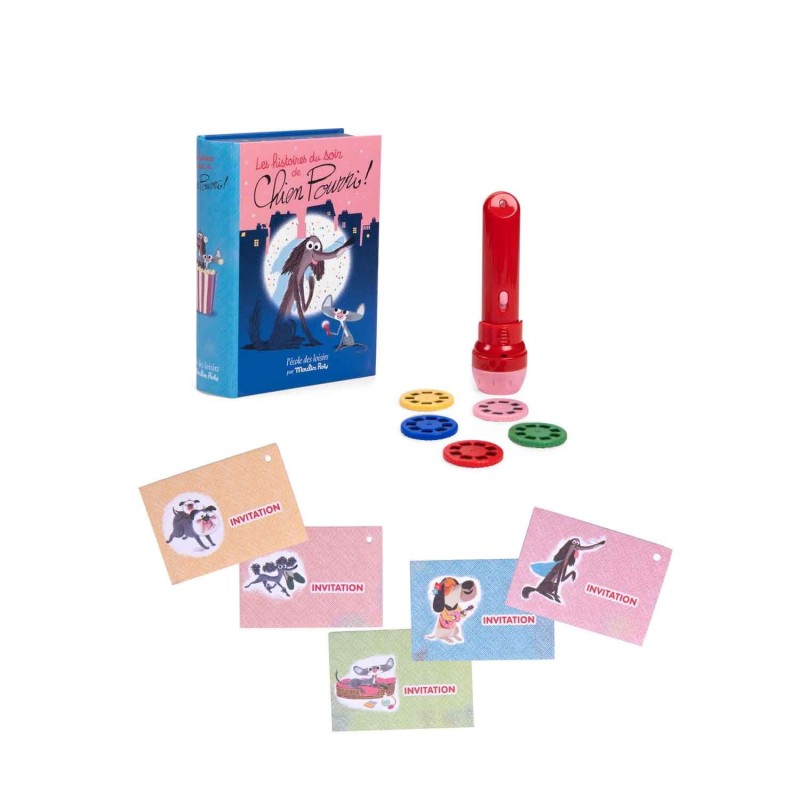 Projektor Wyświetlacz Bajek w Książce Pies Pourri - Moulin Roty