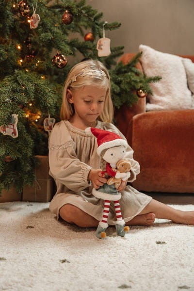 Świąteczna Lalka Rosa 35 cm w Pudełku - Little Dutch