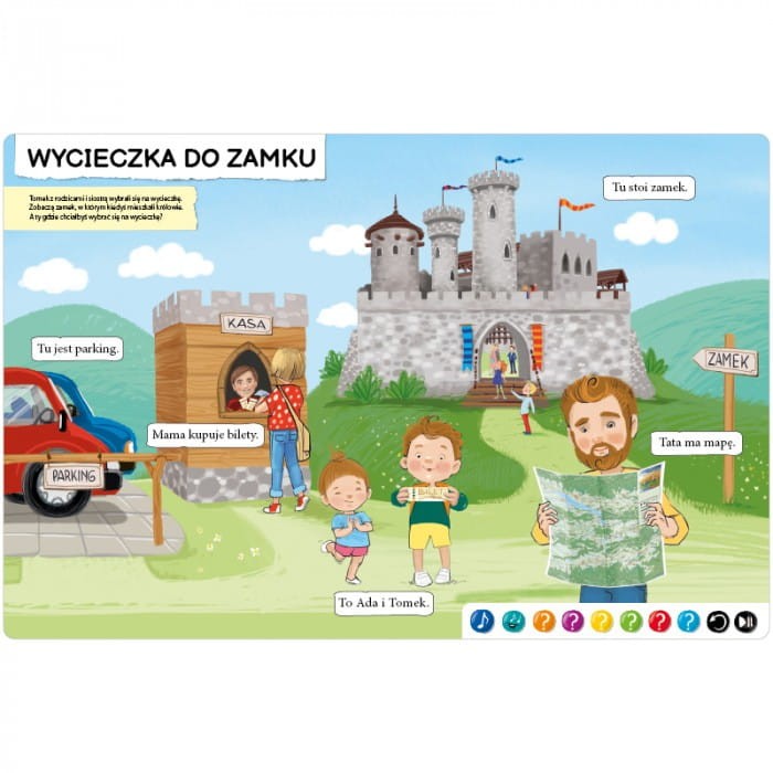 Pierwsze litery Mówiąca Książka Interaktywna KAKADU