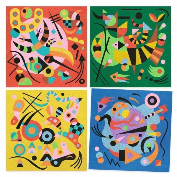 Kolorowanie Piaskiem Sztuka Wassily Kandinsky - Djeco