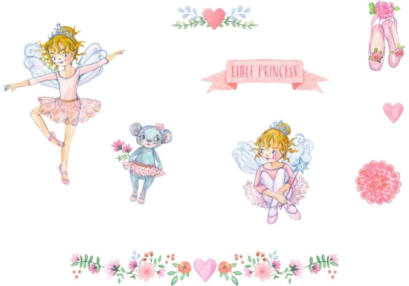 Tatuaże Dziecięce z Brokatem Balet - Spiegelburg