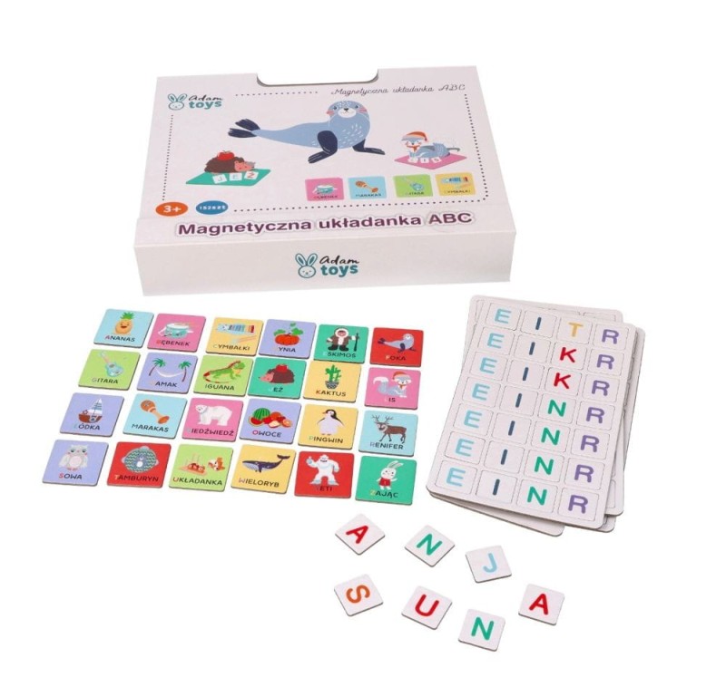 Układanka Magnetyczna Polski Alfabet - Adam Toys