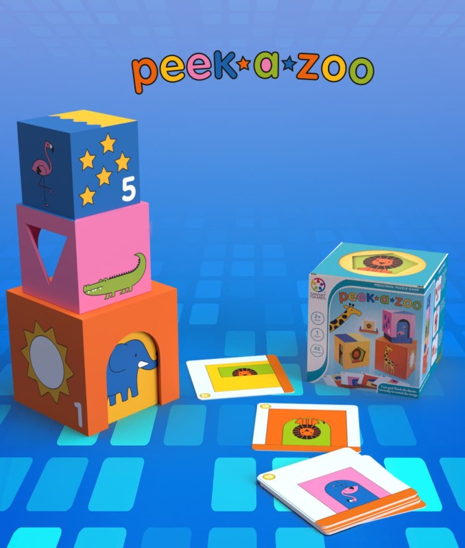 Smart Games Peek-A-Zoo Układanka Edukacyjna