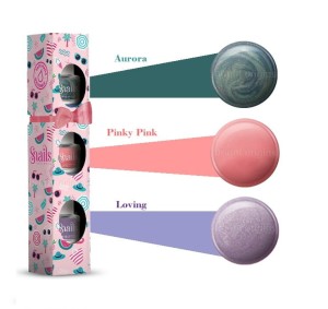 Zestaw Lakiery do paznokci zmywalne wodą 3 szt. Very Berry - Snails