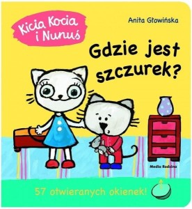 Kicia Kocia i Nunuś. Gdzie jest szczurek? Książka z okienkami