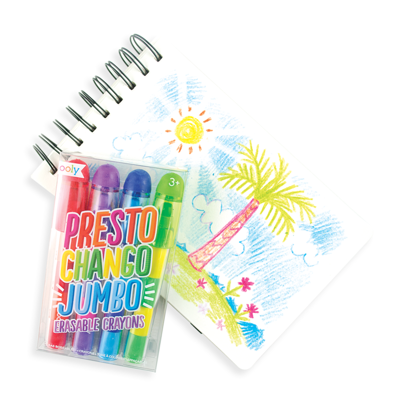 Grube Kredki z Przekładanym wkładem Presto Jumbo 6 szt. - Ooly