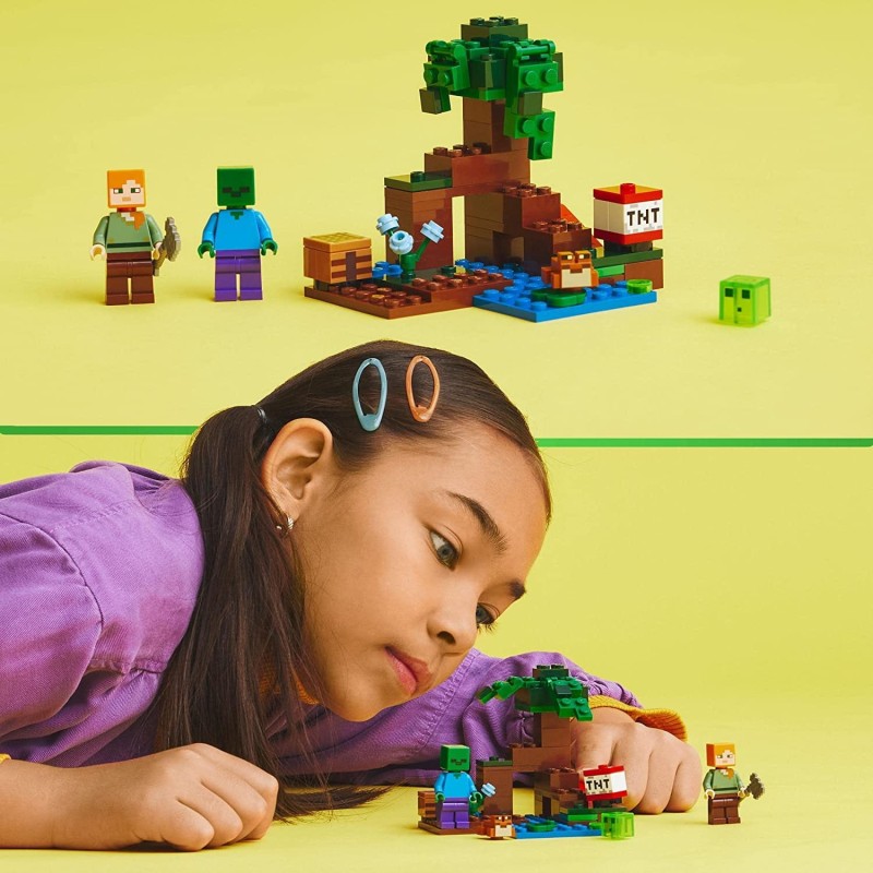 LEGO Minecraft 21240 Przygoda na mokradłach