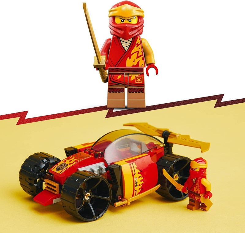 Klocki LEGO Ninjago Samochód Wyścigowy Ninja Kaia EVO 71780