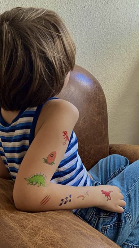 Tatuaże Dziecięce Dinozaury rolka - moses