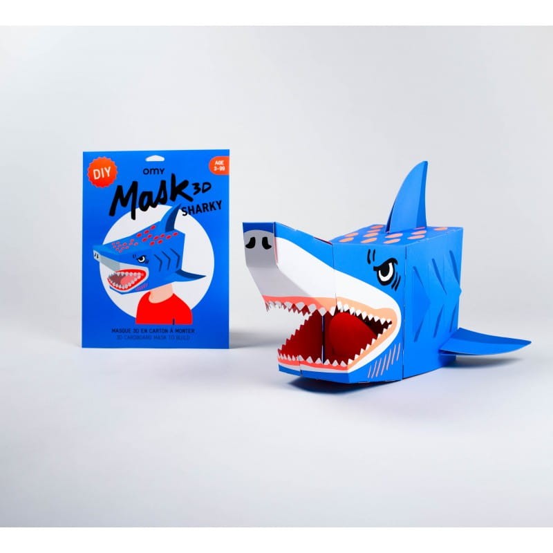 Maska Rekina Sharky 3D - omy