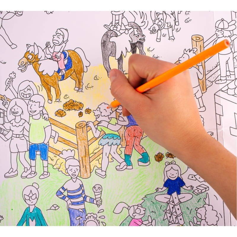 Wielka Kolorowanka Klub Jeździecki - omy