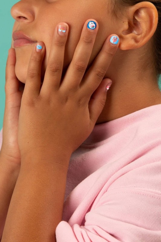 Naklejki na Paznokcie dla dzieci Kawaii - omy