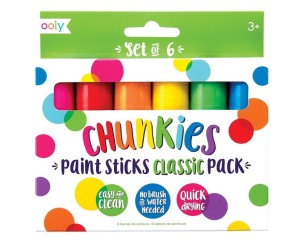 Farba w Kredce 6 szt Chunkies Paint Sticks - Ooly