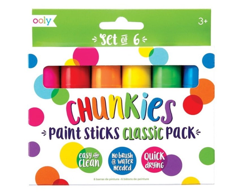 Farba w Kredce 6 szt Chunkies Paint Sticks - Ooly