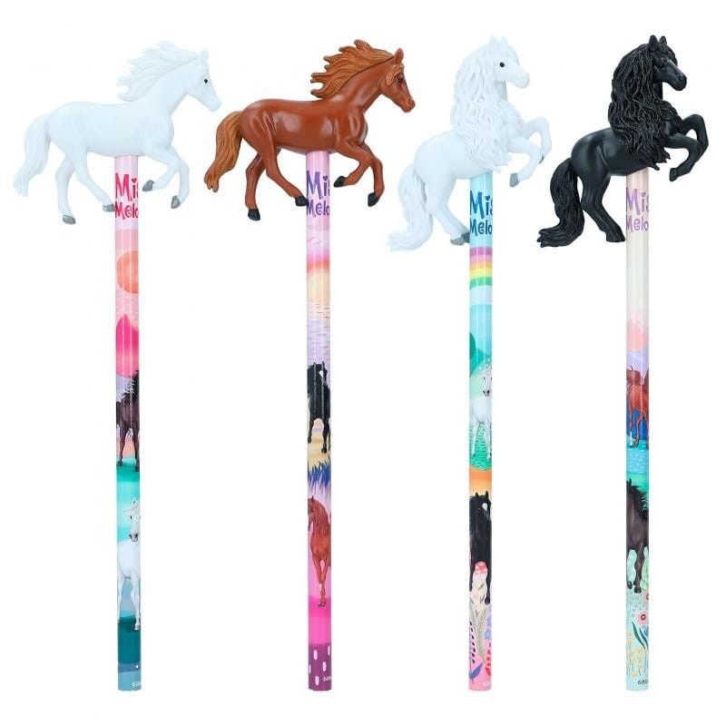 Ołówek z figurką konia - 1 szt. Miss Melody