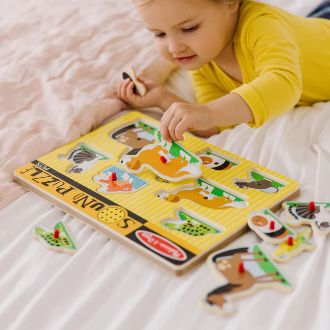 Puzzle Dźwiękowe Zwierzęta Domowe - Melissa & Doug
