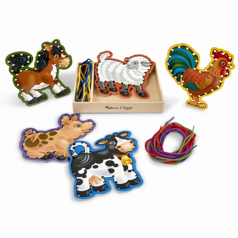 Sznurowanki Zwierzęta z Farmy - Melissa & Doug
