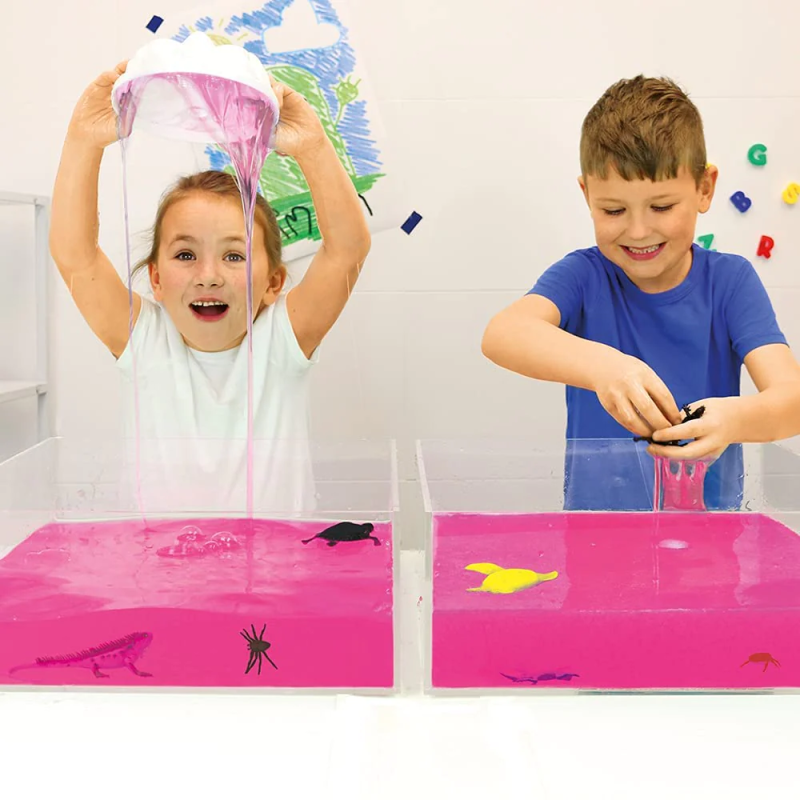 Mieniące sie Gluty w Kąpieli Zestaw Glitter Slime Baff różowy- Zimpli Kids