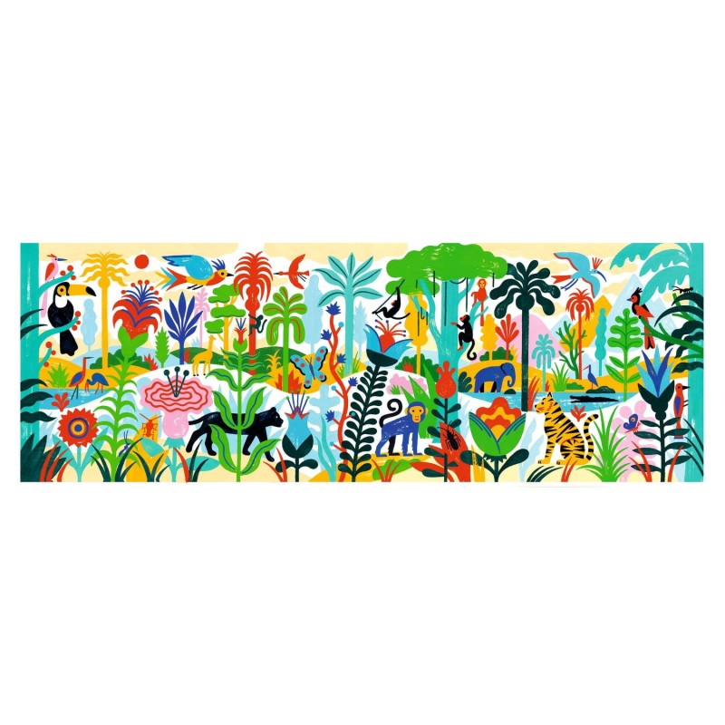 Puzzle Gallery Jungle100 el. - Djeco