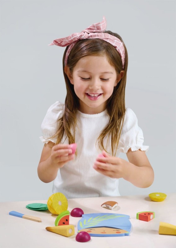 Drewniane Owoce Egzotyczne do Krojenia - Tender Leaf Toys