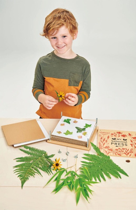 Prasa Botaniczna Drewniana - Tender Leaf Toys
