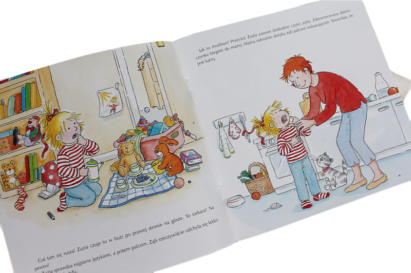 Zuzi rusza się ząb. Mądra Mysz