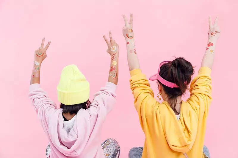 Tatuaże dla Dziewczynki Wakacje - PartyDeco