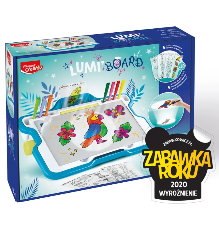 Podświetlana Tablica do Rysowania Lumi Board - Maped