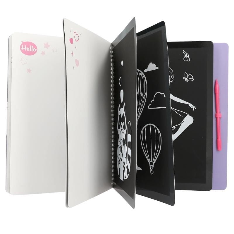 Kolorowe Wydrapywanki z Rysikiem Notes - Top Model