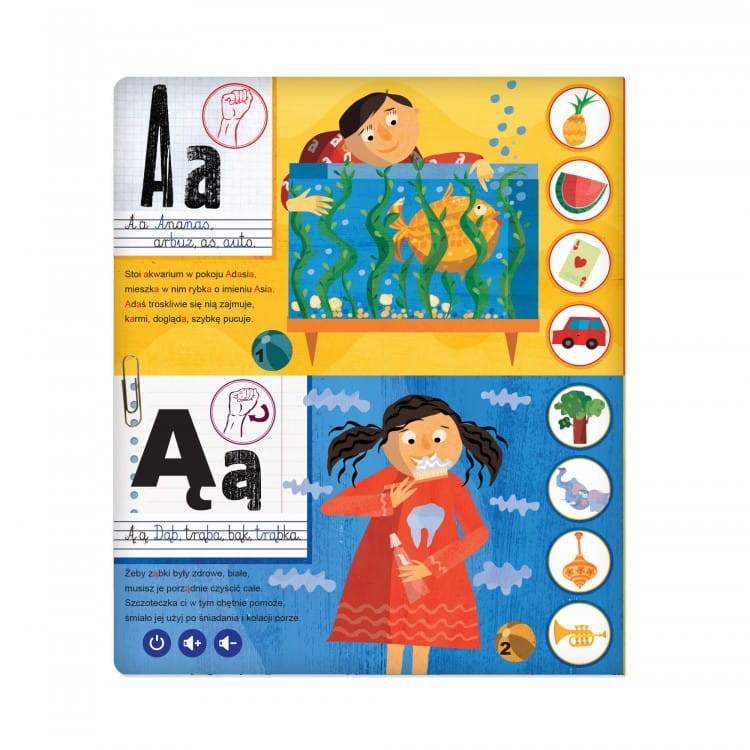 Interaktywna Moje pierwsze literki - Czytaj z Albikiem