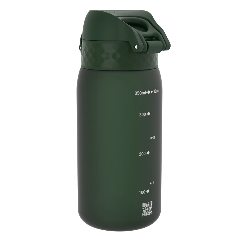 ION8 Bidon z Szerokim Ustnikiem Butelkowa Zieleń 400 ml