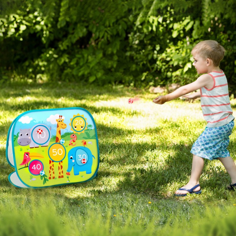 Gra 3w1 Rzucanie Piłeczkami do Celu Toss ‘n’ Score - b.toys