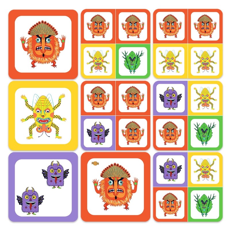 Gra w Karty MONSTRIO - Djeco