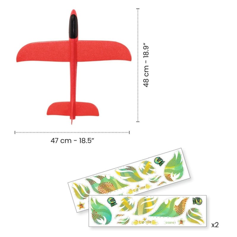 Samolot z Pianki Szybowiec 48 cm - Djeco