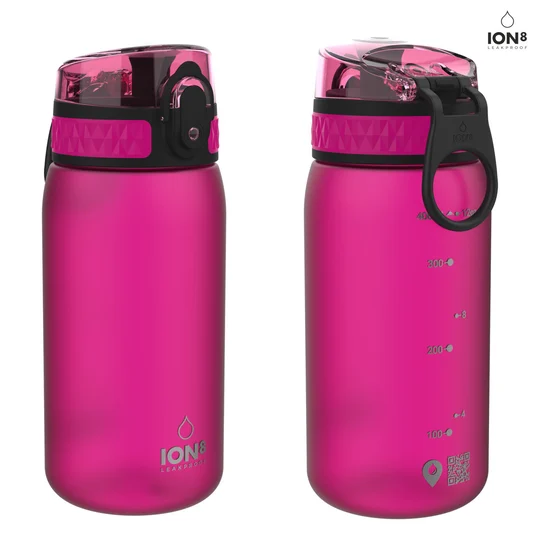 Bidon do szkoły ION8 z Szerokim Ustnikiem Różowy 400 ml
