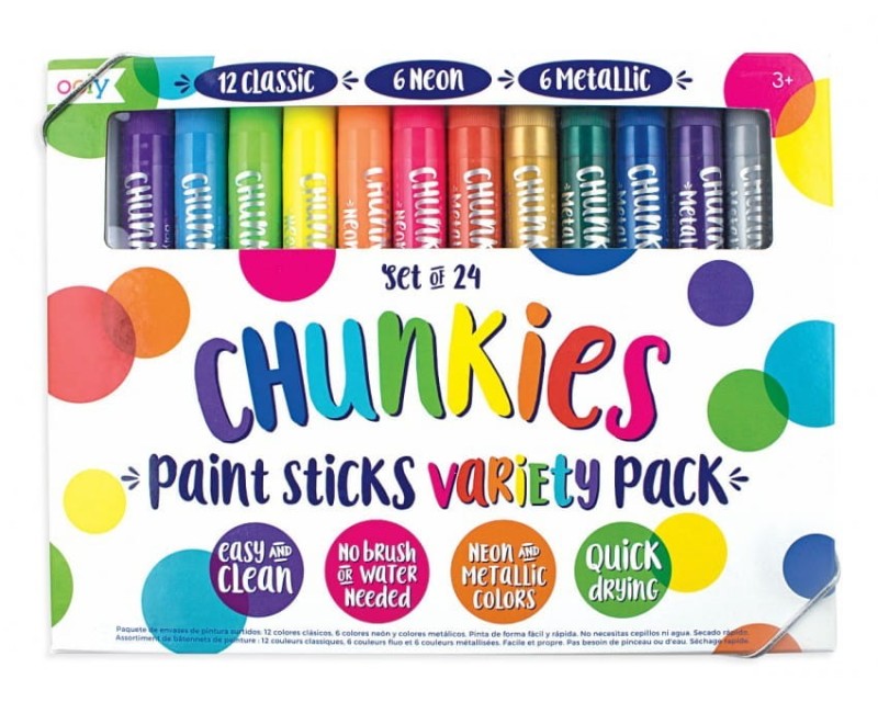 Farba w Kredce 24 szt Chunkies Paint Sticks - Ooly