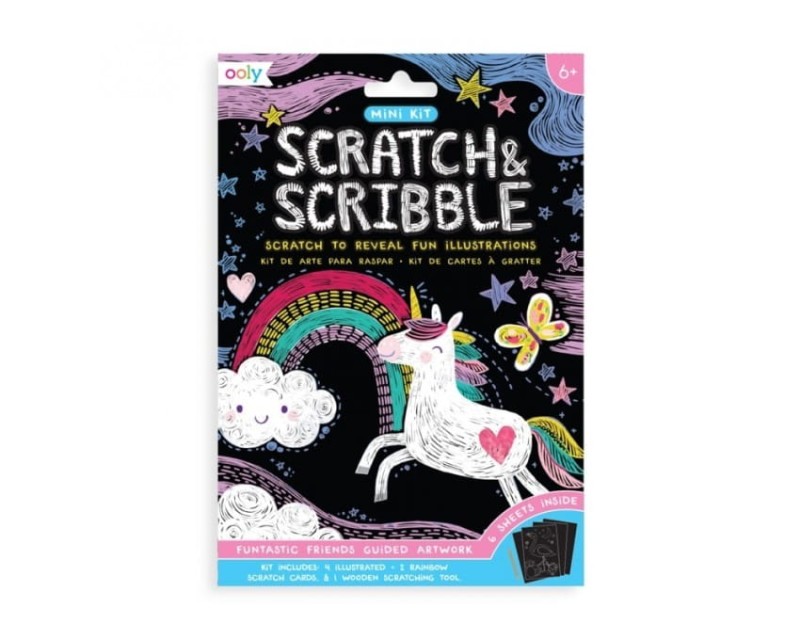 Zdrapywanki Fantastyczni Przyjaciele Scratch & Scribble - Ooly